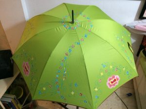 Paraguas de pintora.